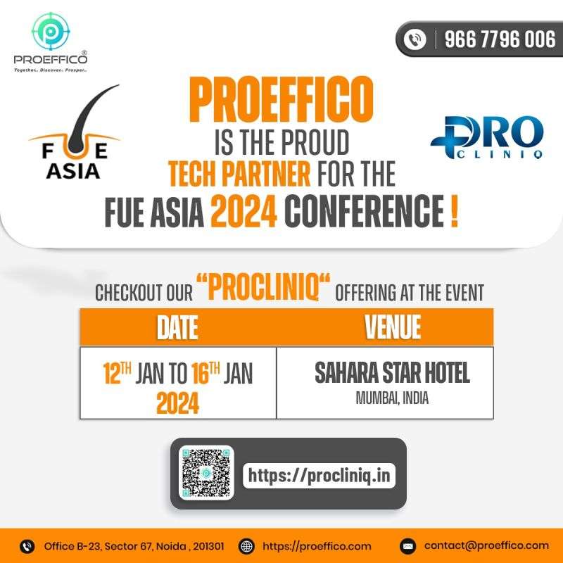 Proeffico Unveils the Procliniq Solution at FUE Asia 2024 Conference