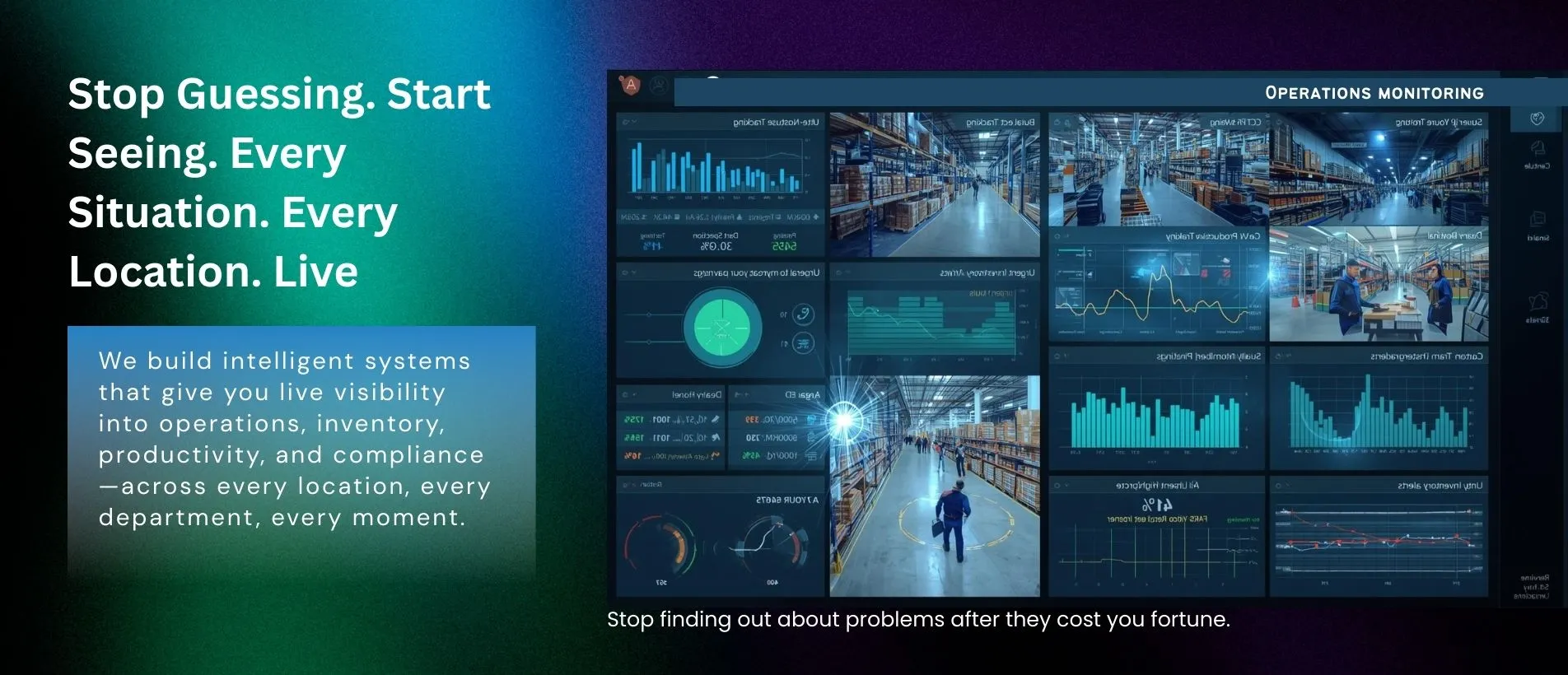 Stop Guessing. Start Seeing. Every Situation. Every Location. Live